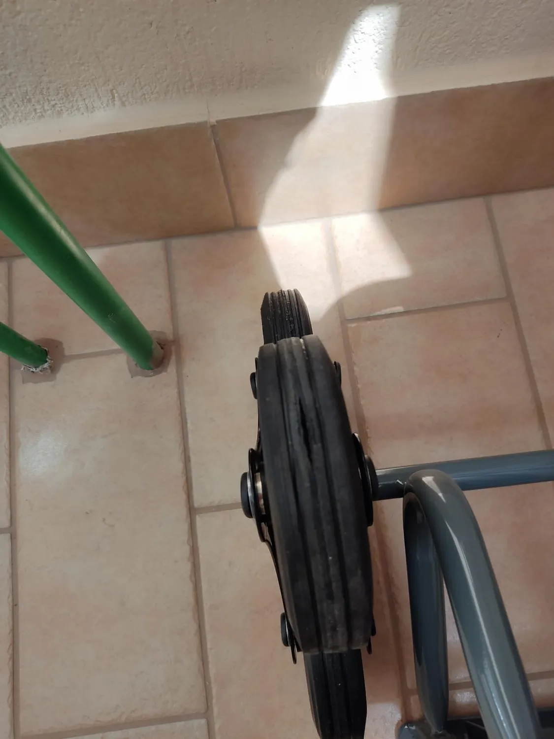 Ribimex Carrello 6 ruote 250 kg pedana pieghevole