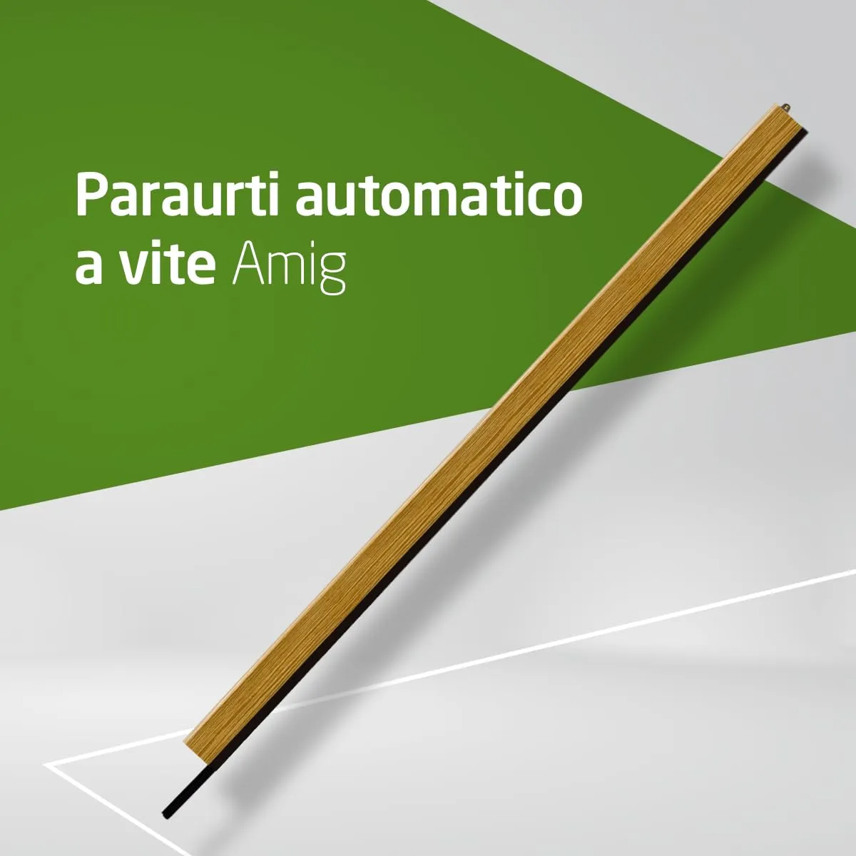 Amig Paraspifferi Automatico a Vite 82 cm Quercia Alluminio