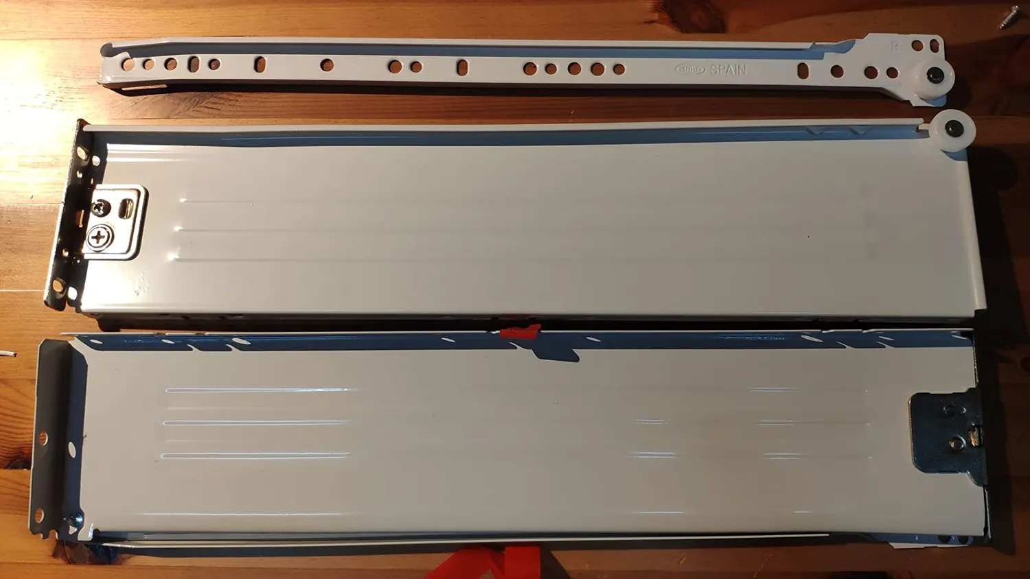 Amig Mod.30 guide cassetti bianche 400 mm 2 pz