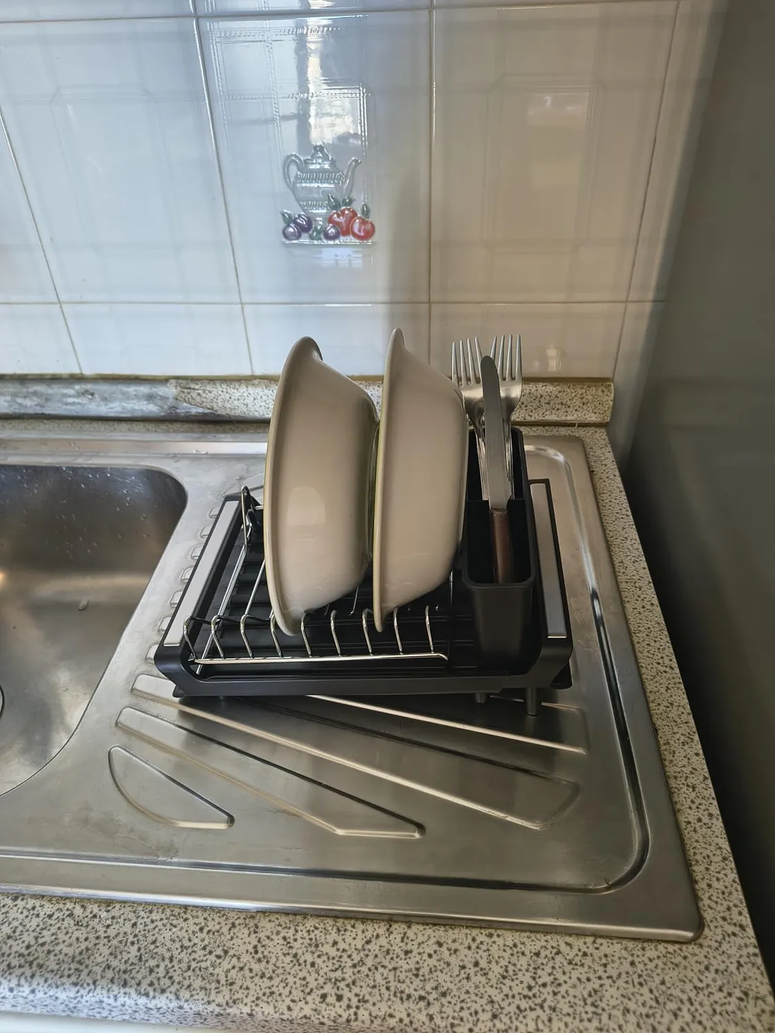 Amig Extik Scolapiatti Estensibile Nero 28-47 cm