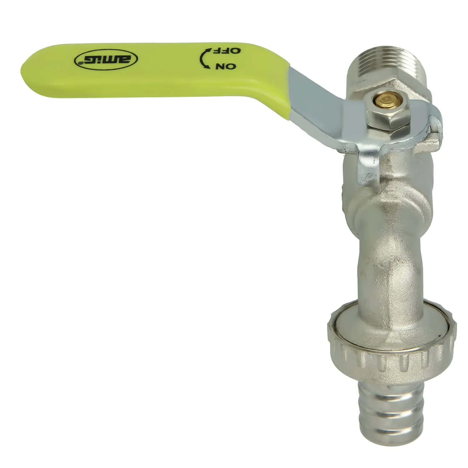 Amig rubinetto giardino ottone 1/2 3/4 portagomma