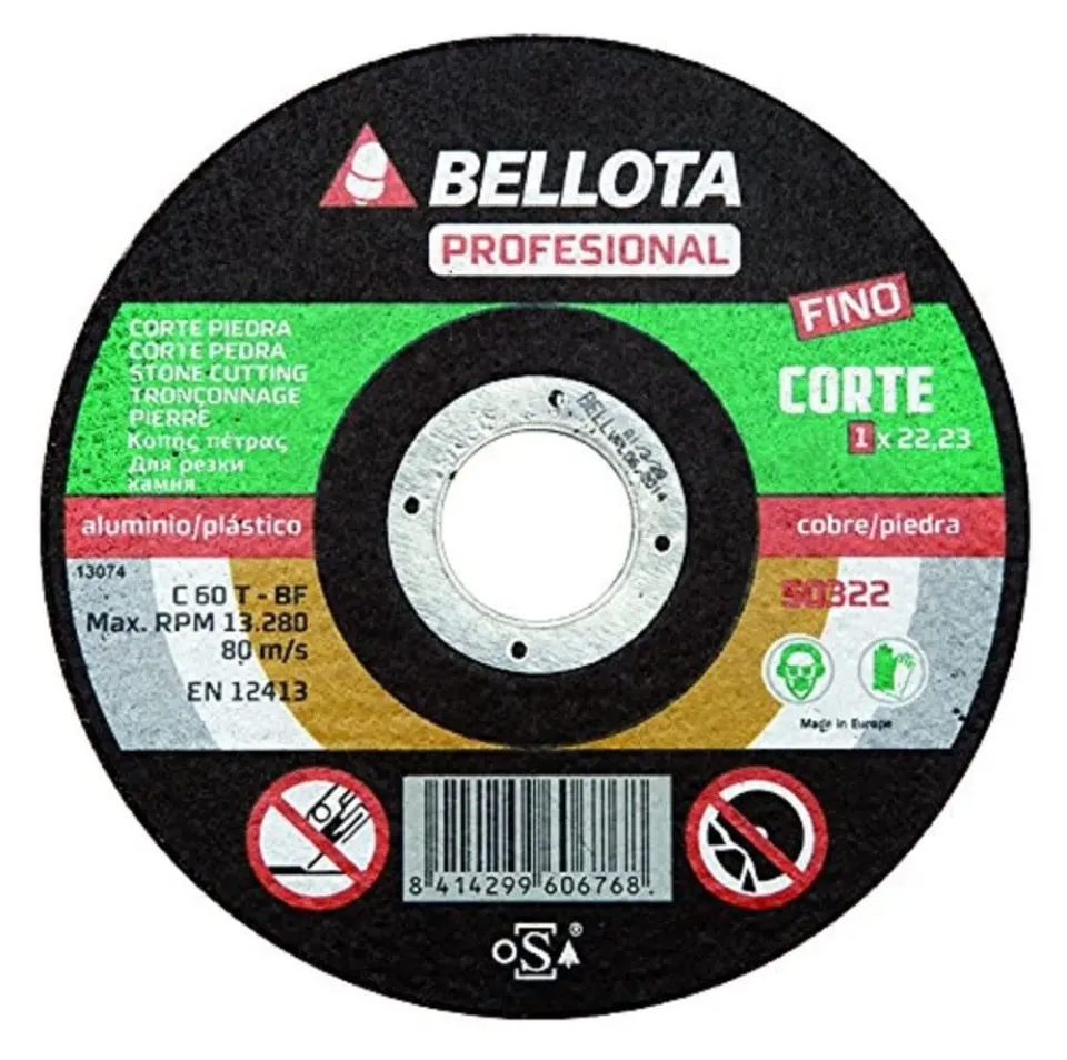 Bellota Professionale Stone disco da taglio extra sottile 1 mm pietra