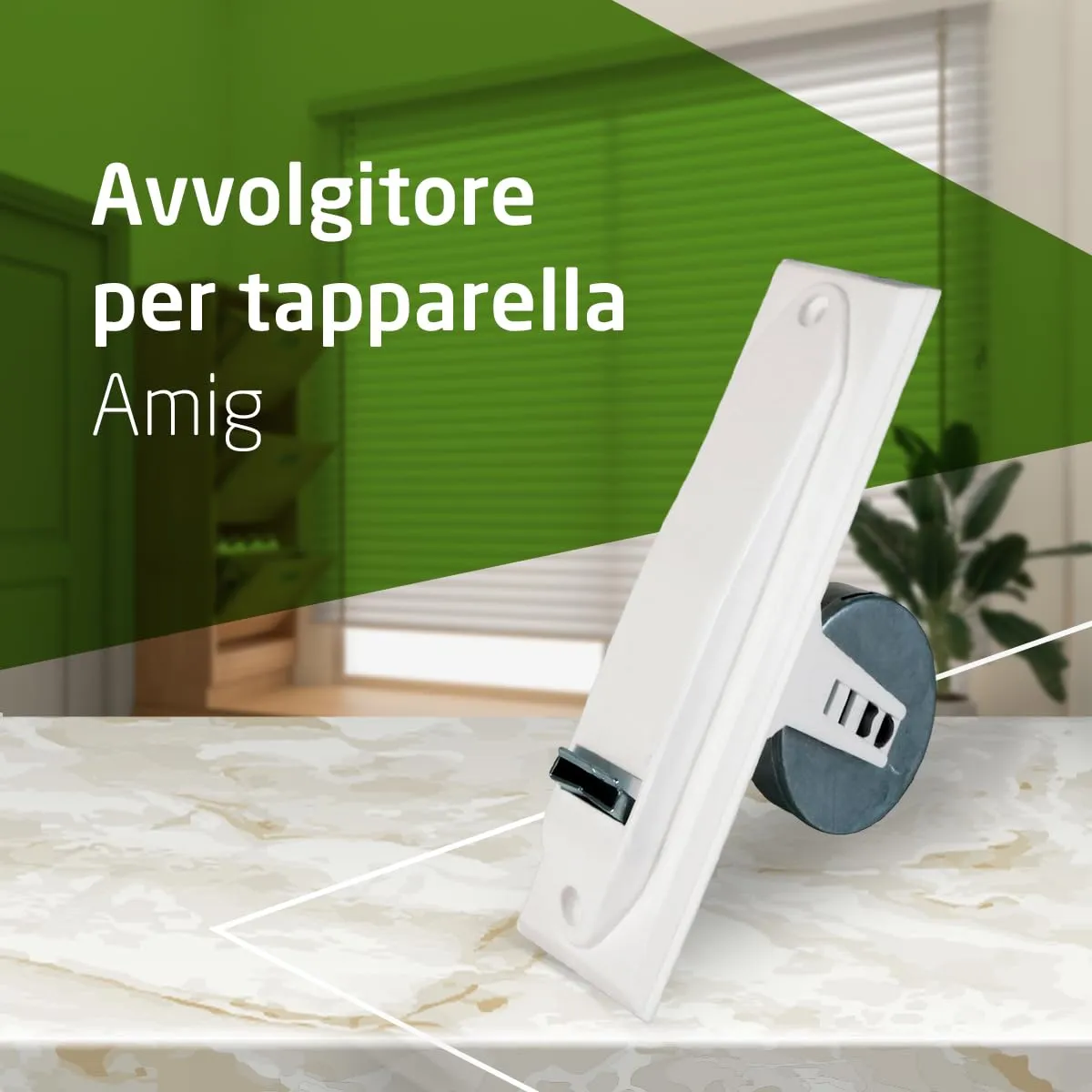Amig Avvolgitore Tapparella Incasso 200 mm Metallo