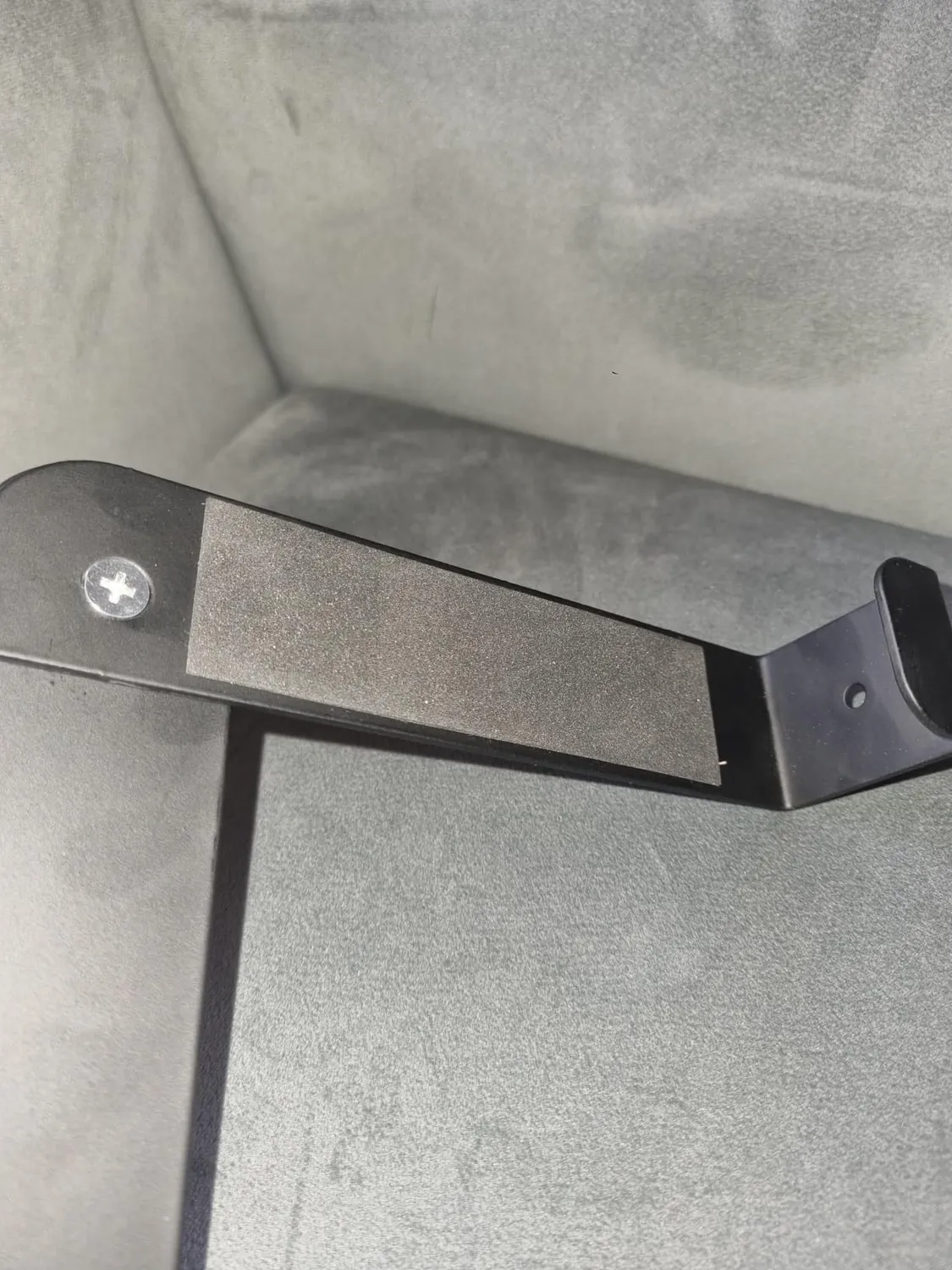 Amig CP41 appendiabiti da porta nero acciaio