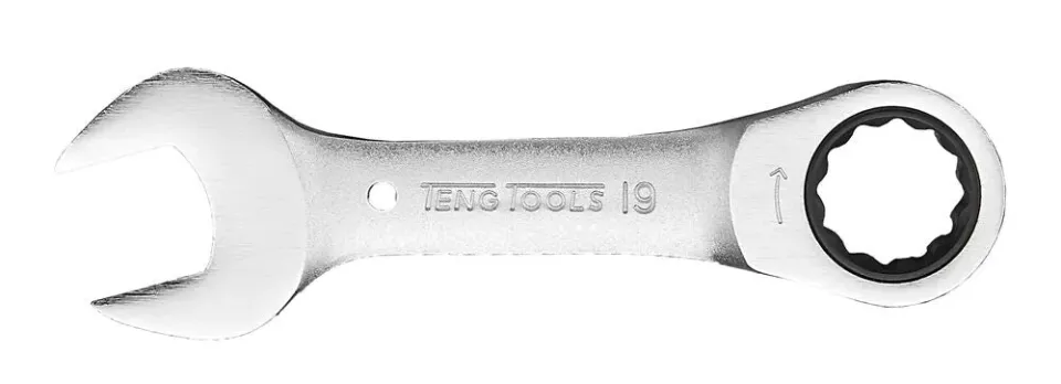 TengTools RS Chiave Combinata a Cricchetto Corta 12 mm