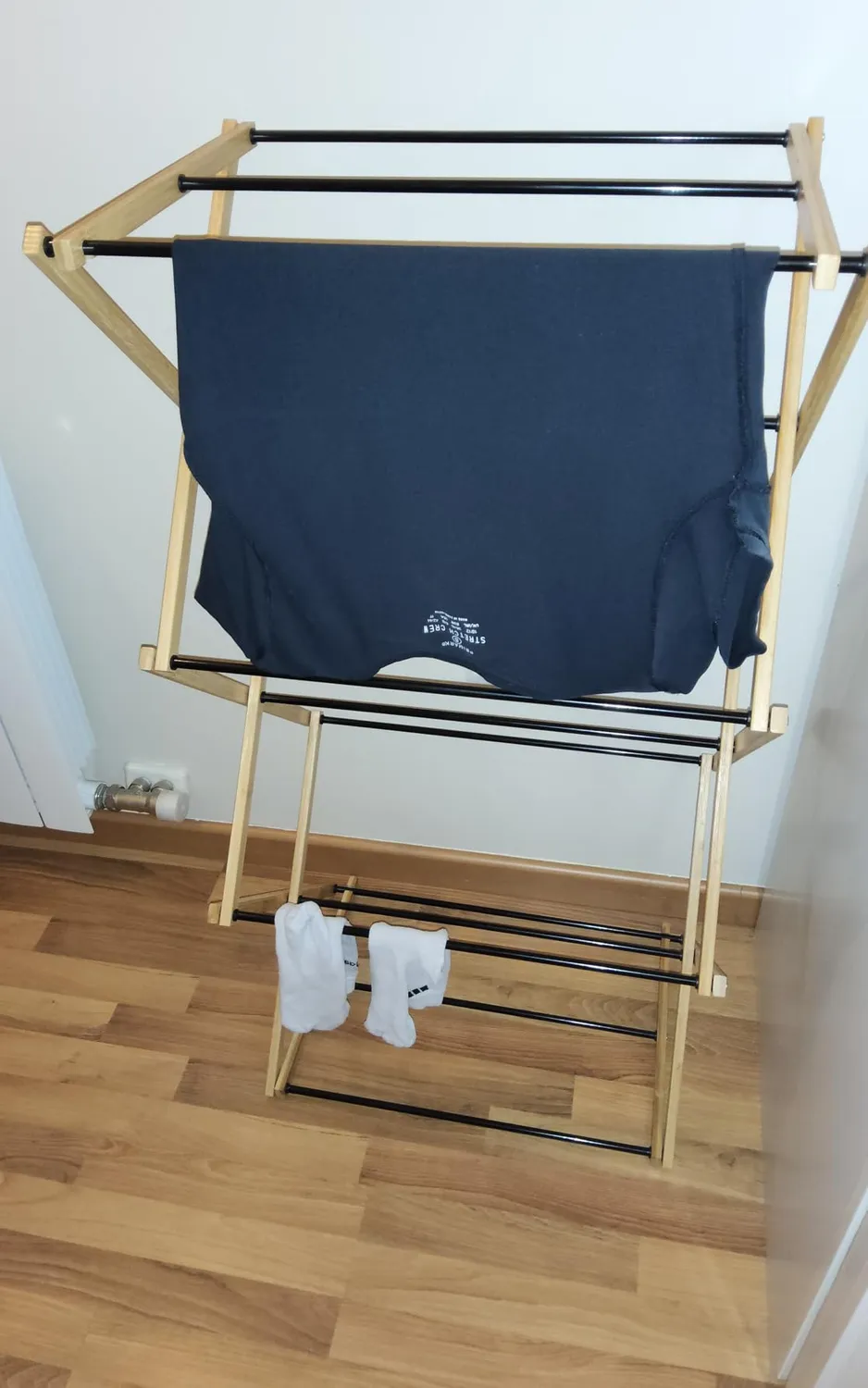 Amig Aeria ZenRack Stendino Torre Nero Bambù 5 m