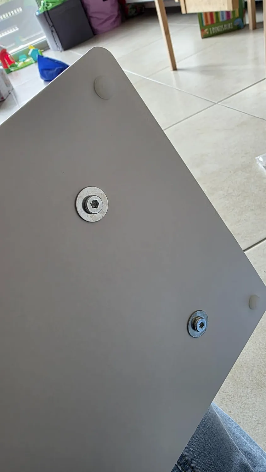 Amig porta asciugamani terra bianco legno doppia barra