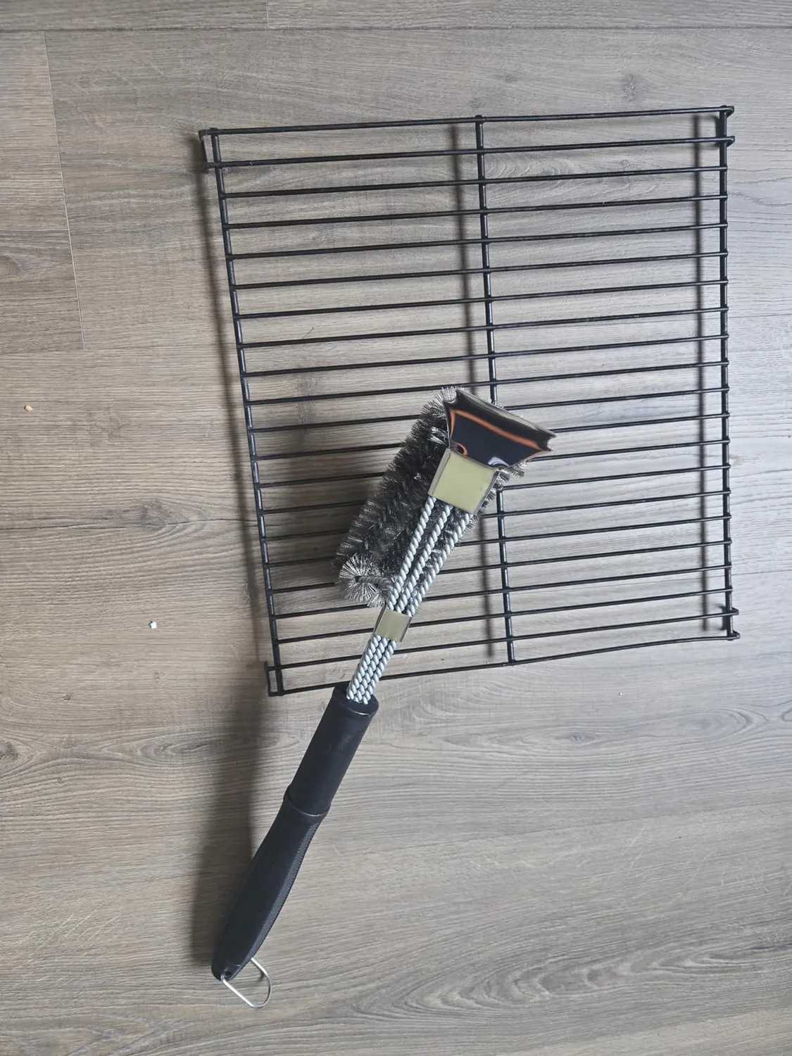 Amig AM36 Spazzola Barbecue 2 in 1 Acciaio 40,2 cm