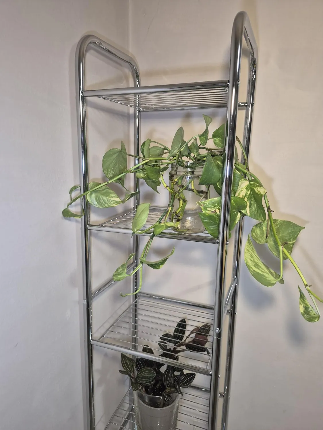 Amig Brisa Scaffale Bagno Acciaio 6 Ripiani Argento