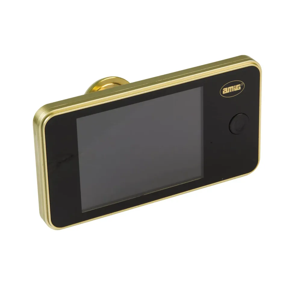 Amig Spioncino Digitale Porta Display 3,2" Oro