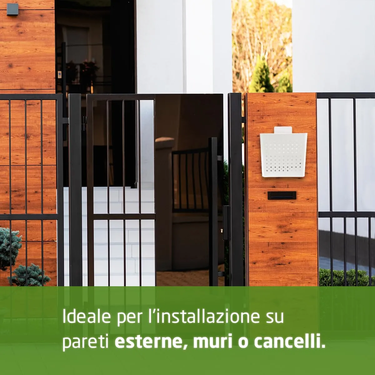 Amig Cassetta postale cestino 32x36x19 cm acciaio bianco
