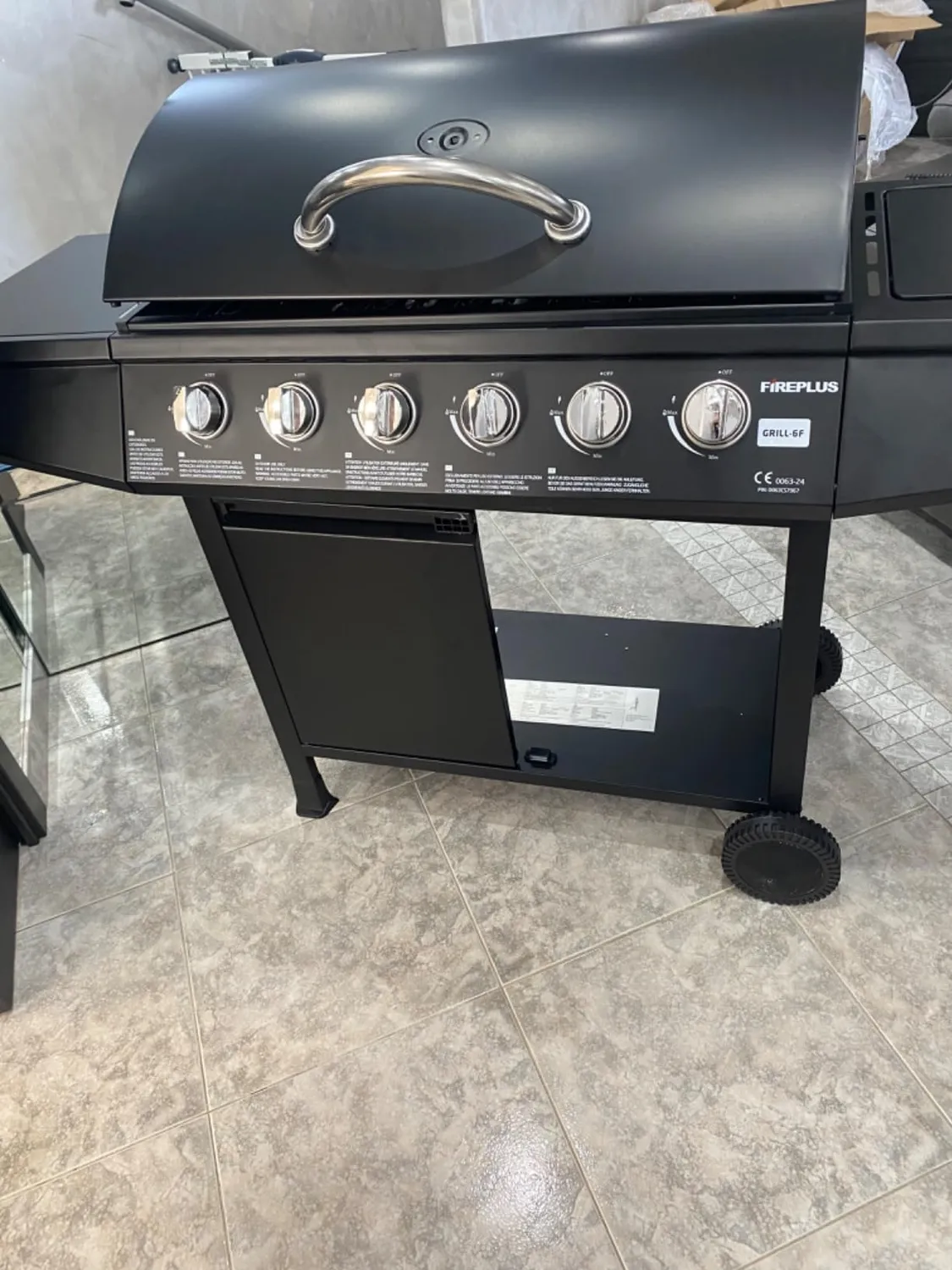 Amig Fireplus GRILL-6F barbecue a gas 6+1 nero 12,9 kW