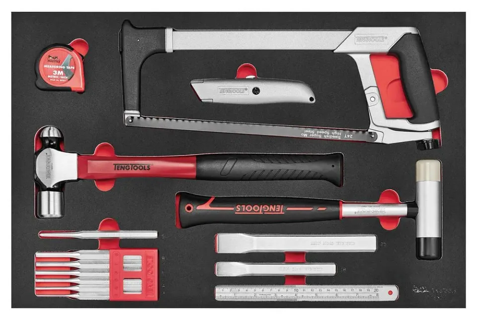 TengTools TTEX15 set utensili 15 pezzi modulo foam