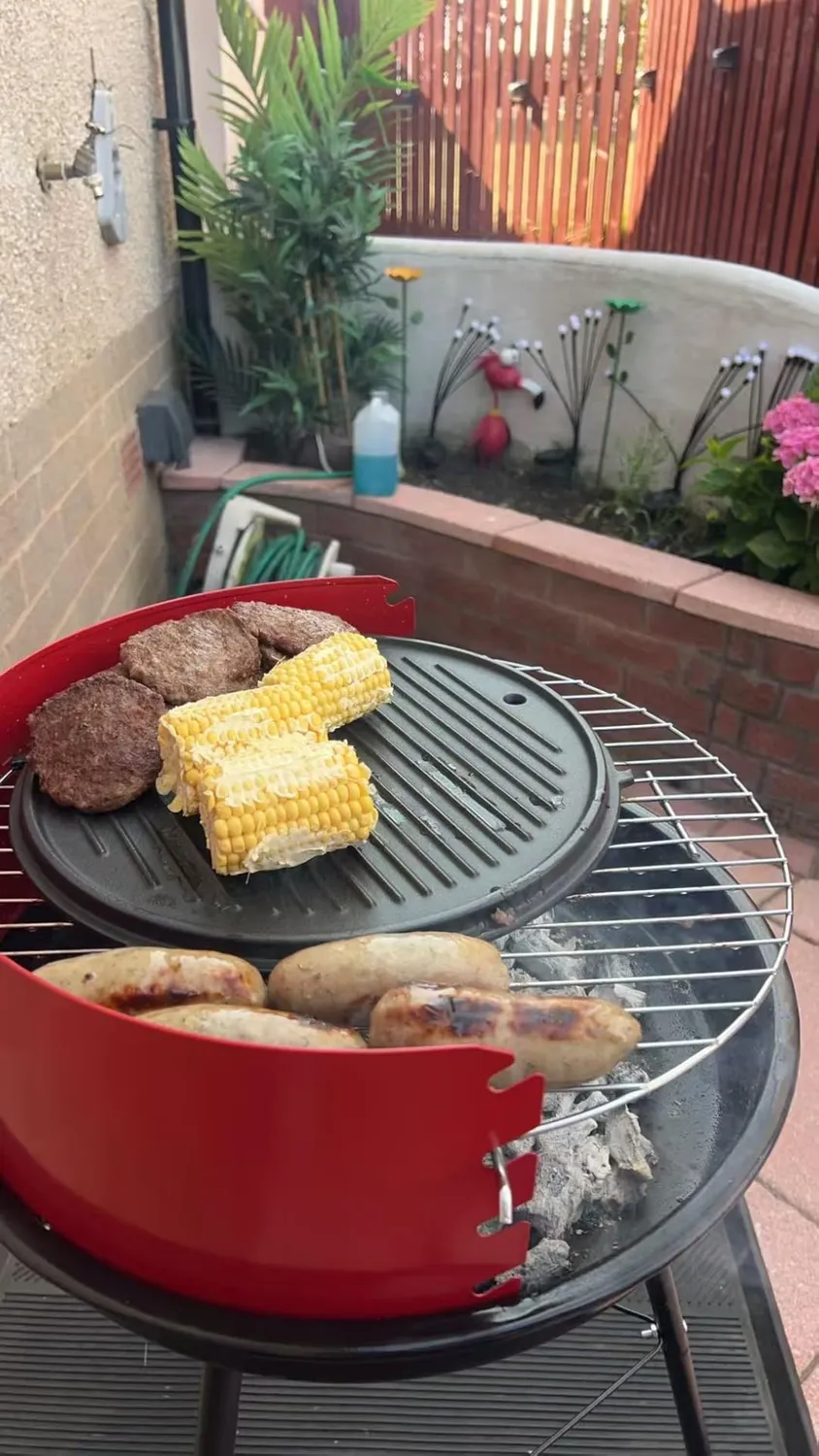 Amig Fenix Barbecue a Carbone 57x54x84 cm Nero