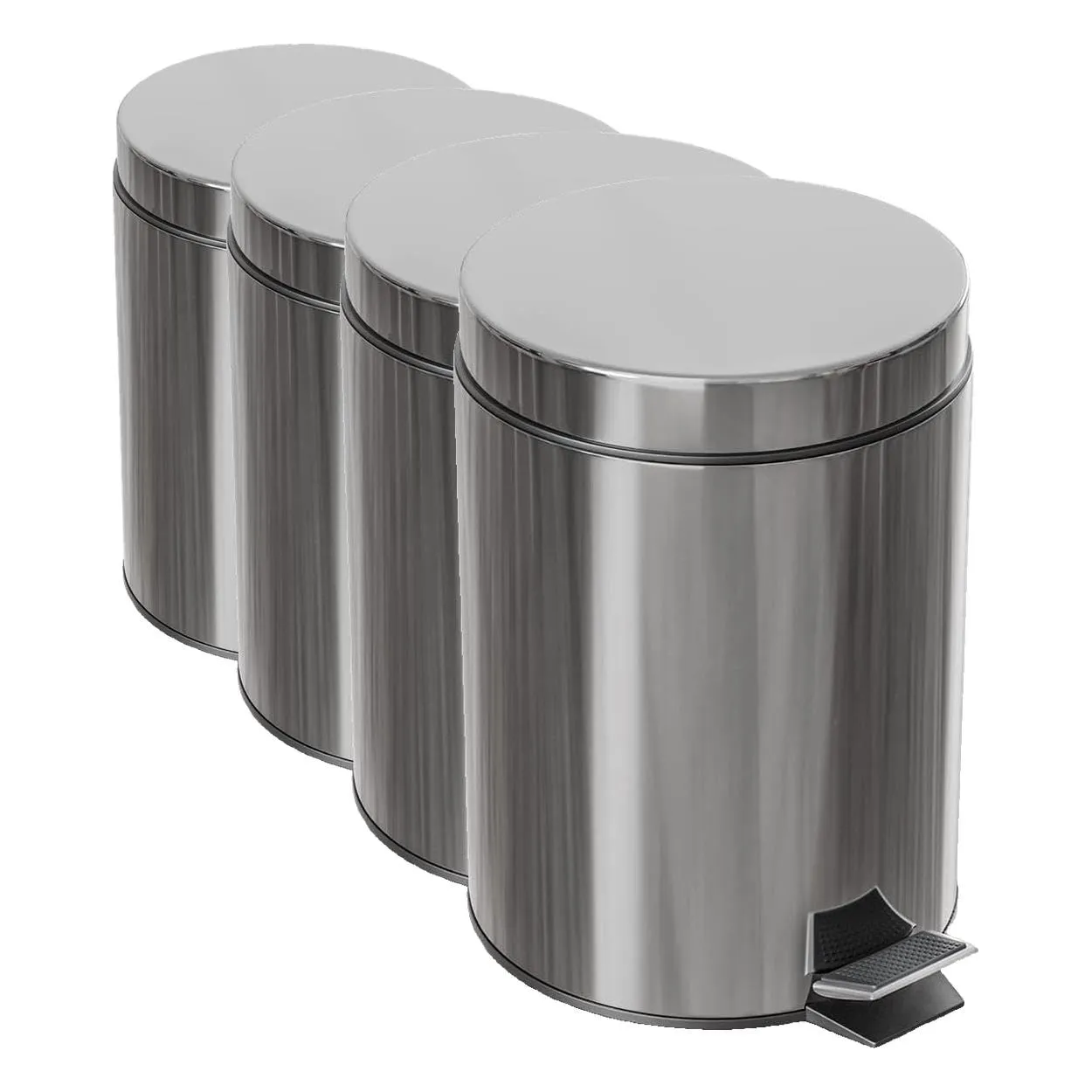 Amig pattumiera pedale inox 12L satinata antimpronta