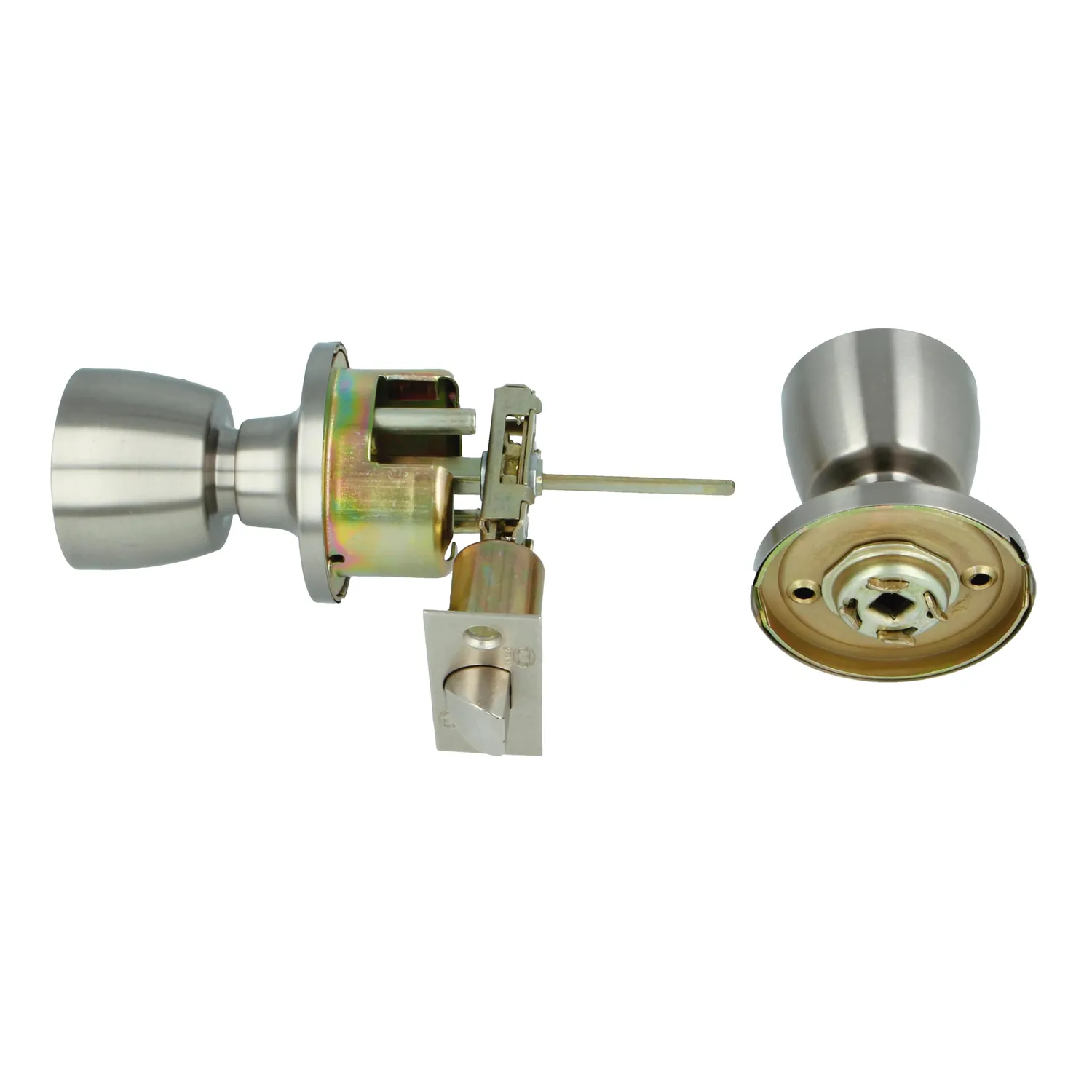 Amig 602 set pomelli porta ottone cromato opaco 35-45 mm