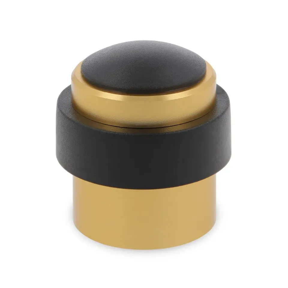 Amig fermaporta pavimento alluminio dorato Ø30x36 mm