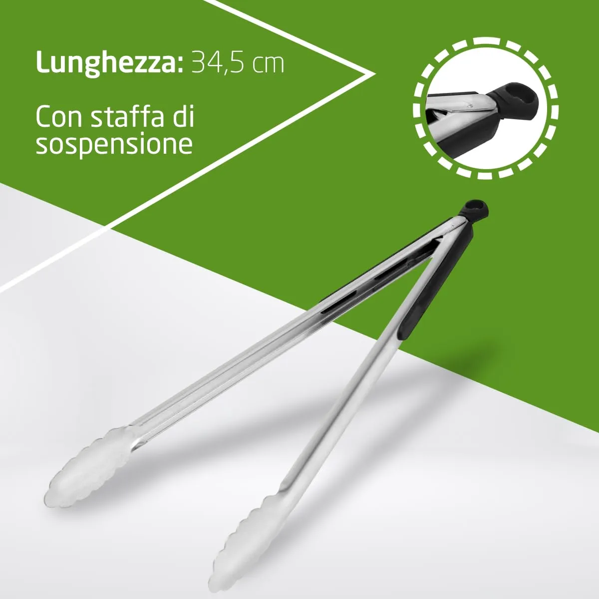 Amig Fireplus Pinza Barbecue Inox 34,5 cm Antiscivolo