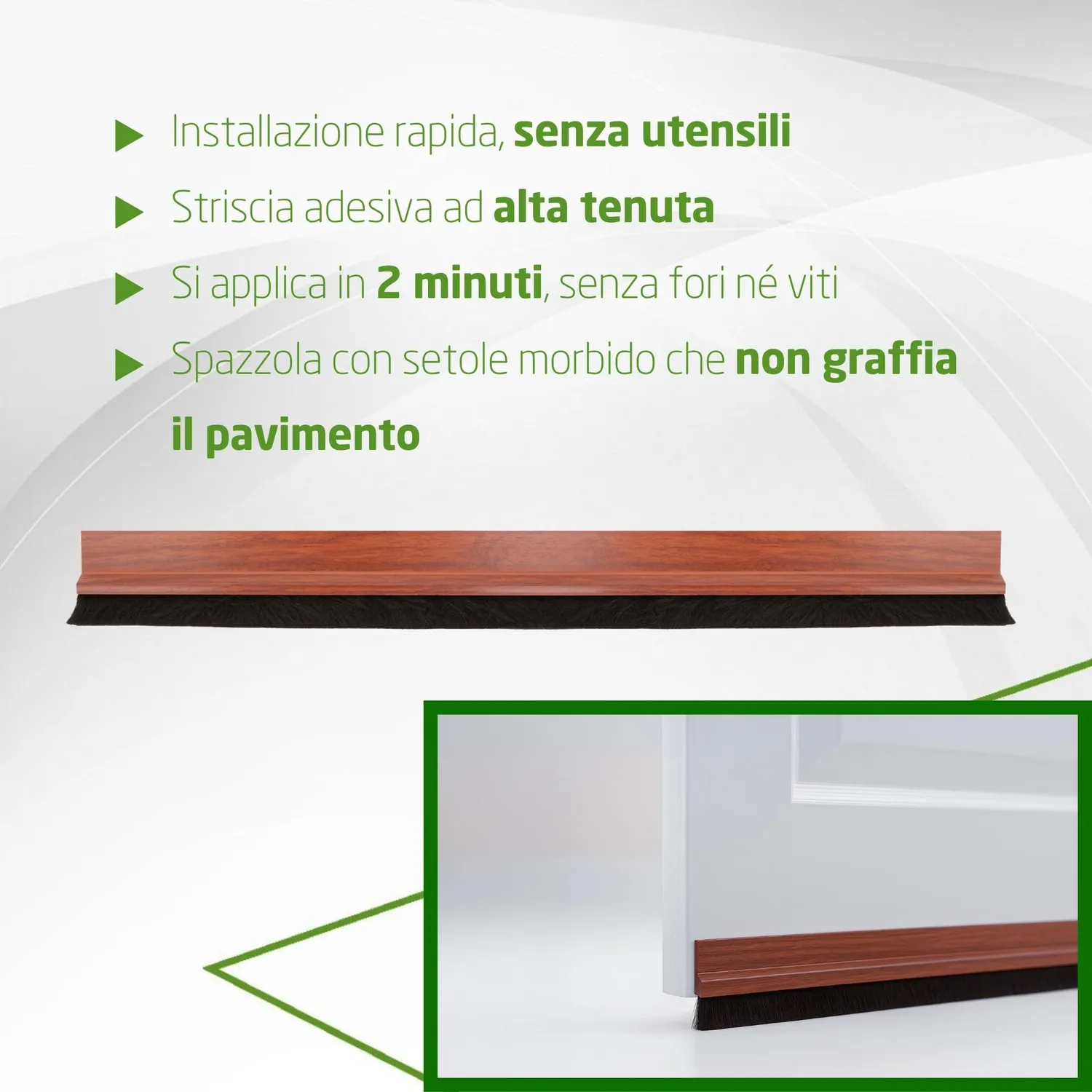 Amig paraspifferi adesivo PVC 1 m sapelli isolante